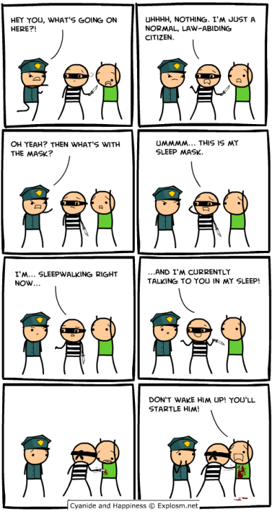 explosm:  By Dave. Do you believe in love at first sight, or should http://www.explosm.net walk by again?