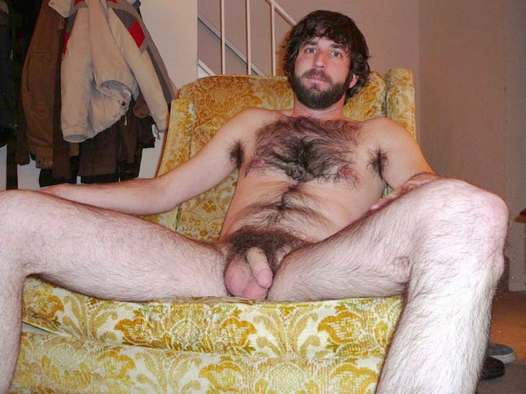 fuzzballznpits:  great body hair, thick bush and a great set of cock n balls! 