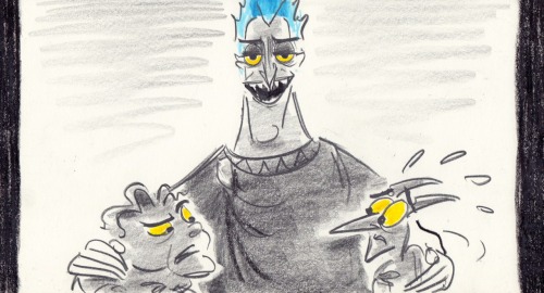 barryjohnson77:A few random story sketches of mine. Hades from Hercules
