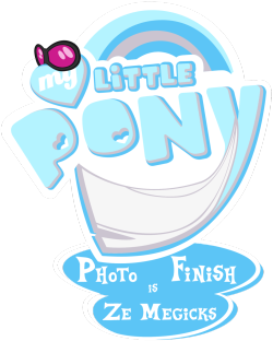 dragonbait-ep:  My Little Pony Logo - Photo Finish by jamescorck 