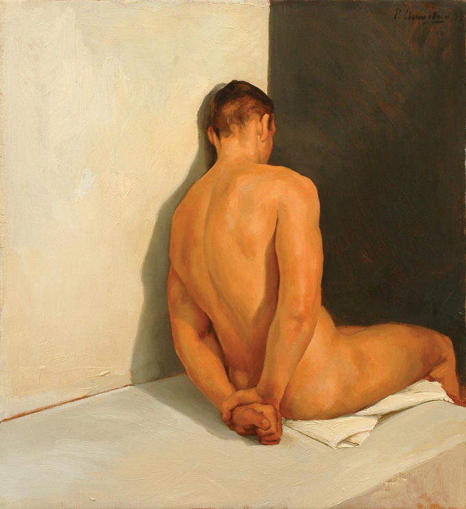 k250966:    Peter Churcher (born 1964) Nick’s Back 1999   