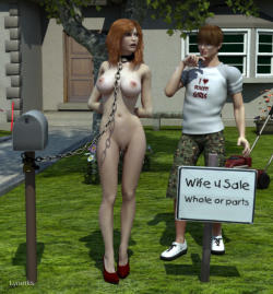 happy-cannibal:  Wife for sale