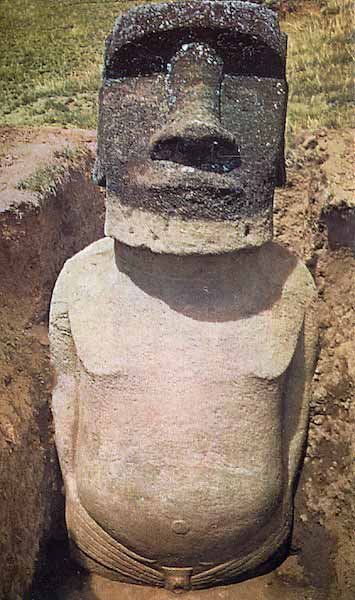 dominovox:  queenanunnaki:  Easter Island’s Statues Reveal Bodies Covered With Unknown Ancient Petroglyphs 21 January, 2014 MessageToEagle.com - Standing some 2,000 miles west of Chile, on the Easter Island, 887 mysterious giant statues have intrigued