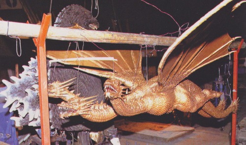 tfisher88:  Godzilla vs. King Ghidorah (1991): Behind the scenes.