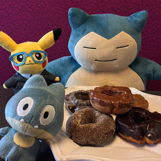 racheltheewe:  pokemon:                  Who needs an excuse to have an extra donut?