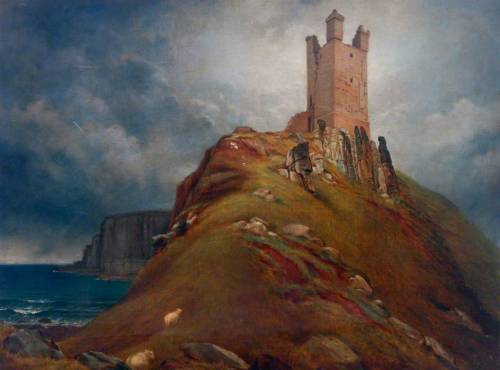 The Lilburn Tower, Dunstanburgh, NorthumberlandJames Shotton (1824–1896)Quadrant, North Tyneside Cou