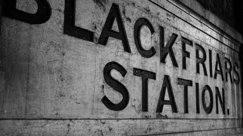 Old Railway Sign - Blackfriars by davepickettphotographer London flic.kr/p/2gBkVYk