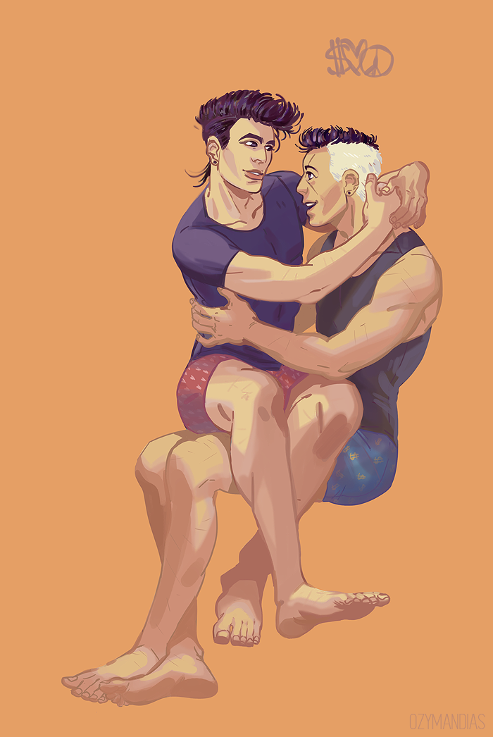 greiison:  Little JJBA dump of things I like.  (Bottom image is the last one I’ll