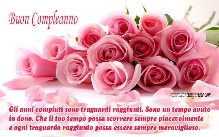 Auguri Di Buon Compleanno Fiori Bellissime Di Buon Compleanno