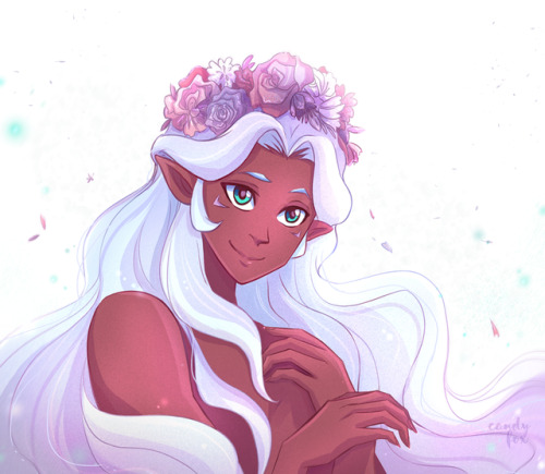 candyfoxdraws: Crown of Flowers