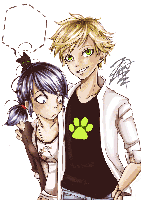 Find my Comics on Patreon and YouTube vvv, Careful Adrien! Your Chat