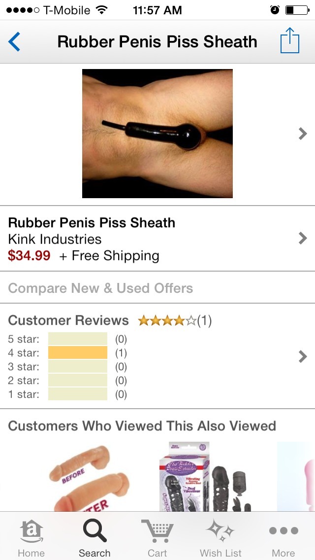 kibblesundbitches:  eatyourheartoutfreud:  While looking for cock rings on Amazon