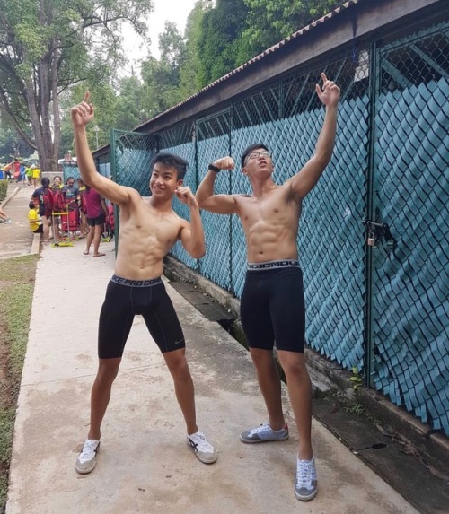 harronjam:Sexy Hwa Chong canoeist, Gereon Chan. Such a vain dude but his abs are so lickablehis frie