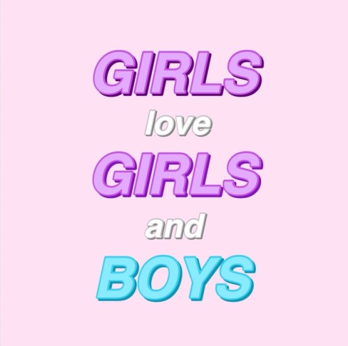 xicetheticx:Girls/Girls/Boys - Panic! At The DiscoIn honour of pride month and my fellow bisexual/bi
