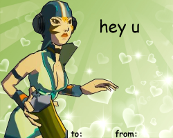 Shapedafuture:  Jsrf Valentines For That Special Someone In Your Gang (Or A Rival