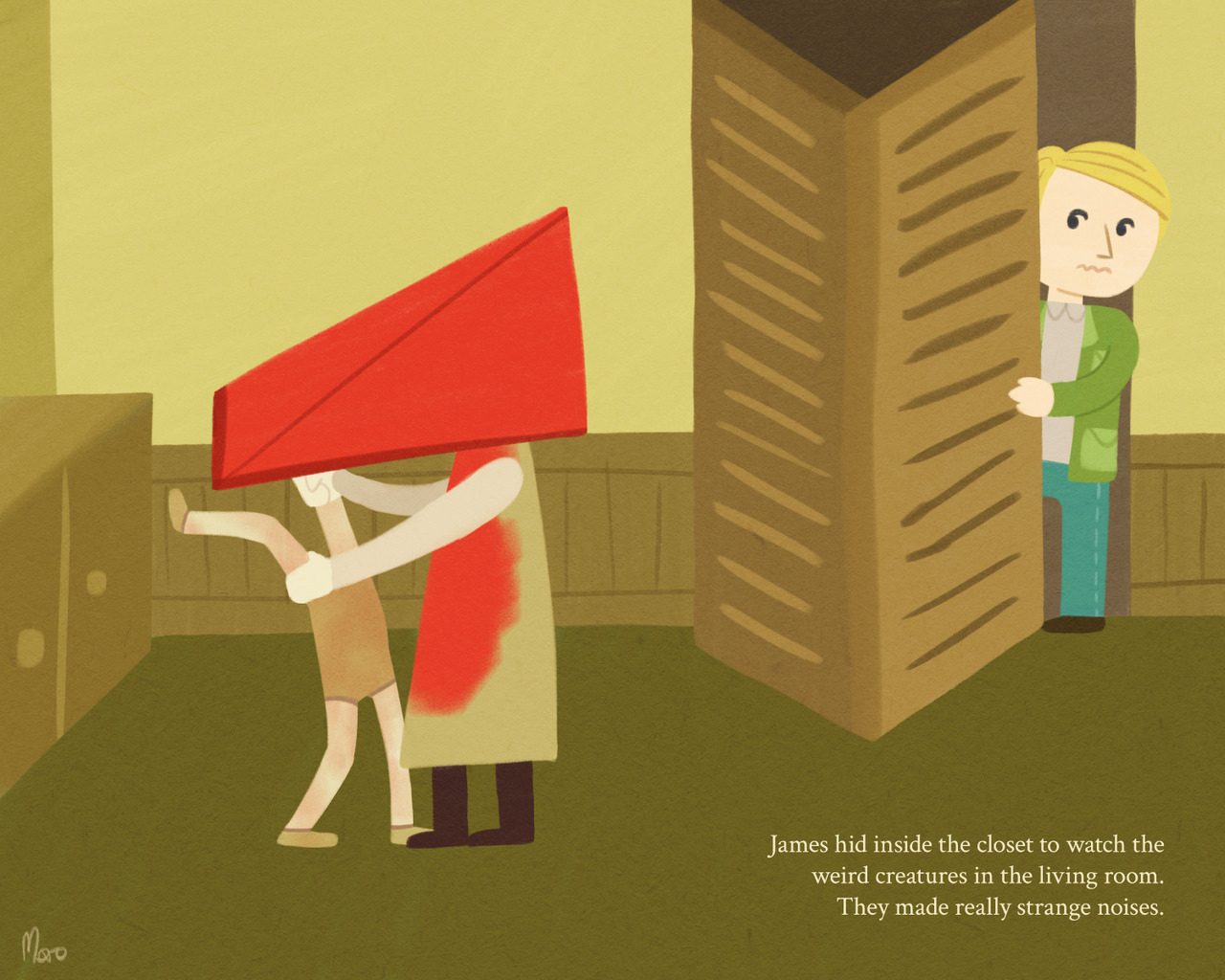 equivocosdivinatorios:  More classic Silent Hill 2 moments in a children’s book