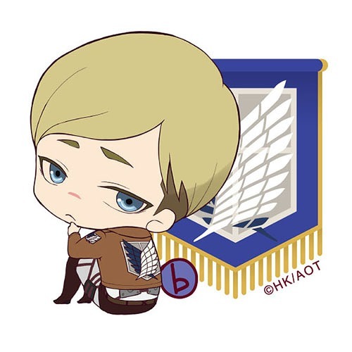 New Bocce-kun charms of our favorite SnK characters!All will be released June 2015!