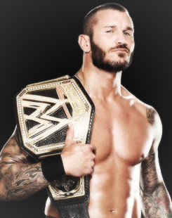 Ugh Randy you look so hot holding that WWE Championship!!