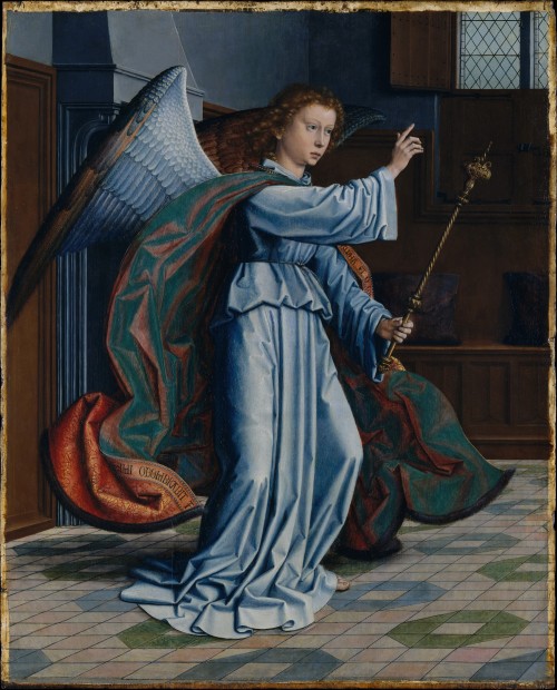 Gerard David (Netherlandish, c. 1460-1523), The Annunciation, 1506. Oil on oak panels,