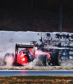 spaisnotawaterbath:  Sebastian Vettel | F1 Testing in Barcelona