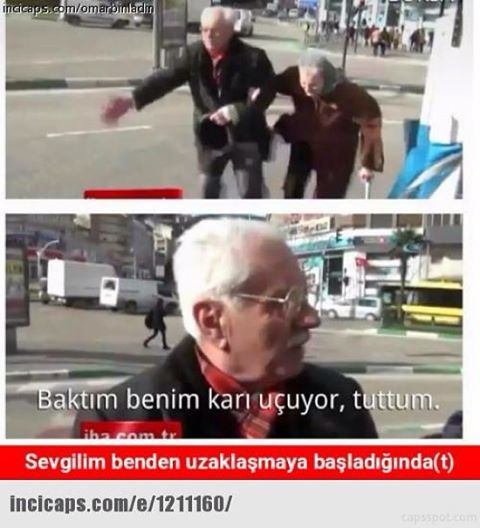 Baktım benim karı...