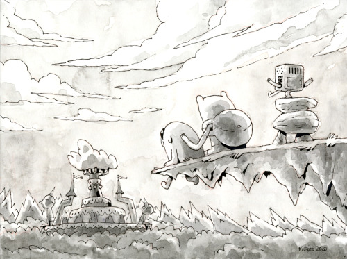 skronked: this original Adventure Time drawing