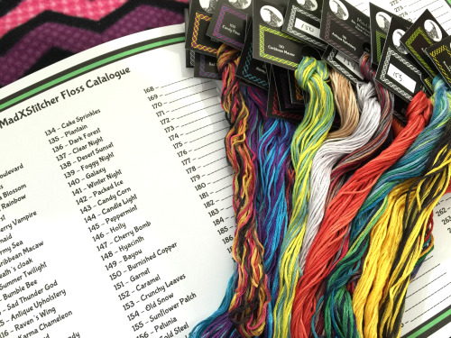 madxstitcher:
“ I’m having a giveaway!  Why? Because I feel like it. No milestone to celebrate, or anything. Just wanting to give some stuff away.
So, what am I giving away? My entire floss catalogue! I’ll be drawing one winner at the end of the...
