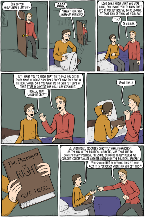 ‘Inappropriate Reading Material’, Existential Comics,