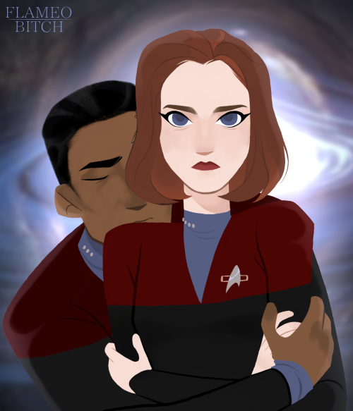 CHAKOTAY AND KATHRYN JANEWAY!!!!!