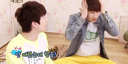 kim91jae:Woogyu moment can be a simple as this… -.-