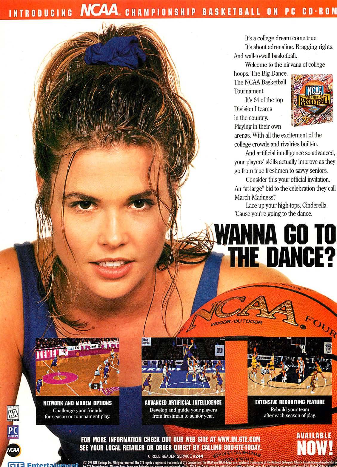 “NCAA Championship Basketball”
• Computer Gaming World, February 1997 (#151)
• Uploaded by CGW Museum