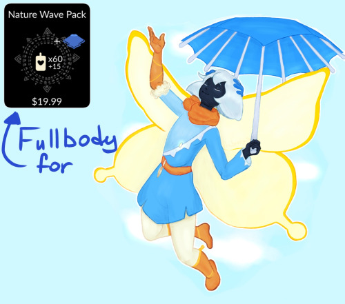fullbody art for the nature wave pack