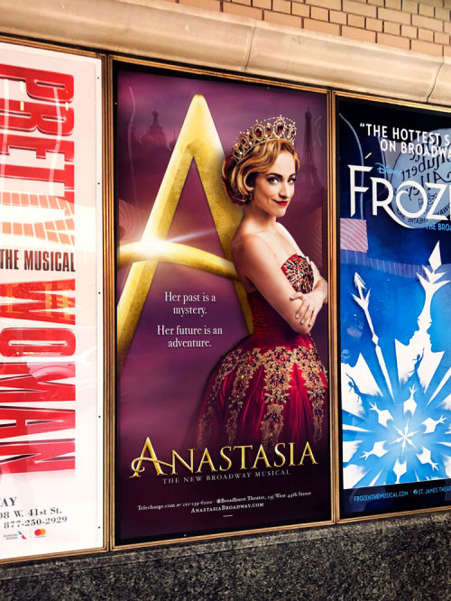 ANASTASIA BROADWAYInspired by the beloved films, ANASTASIA THE MUSICAL is the story of a brave young