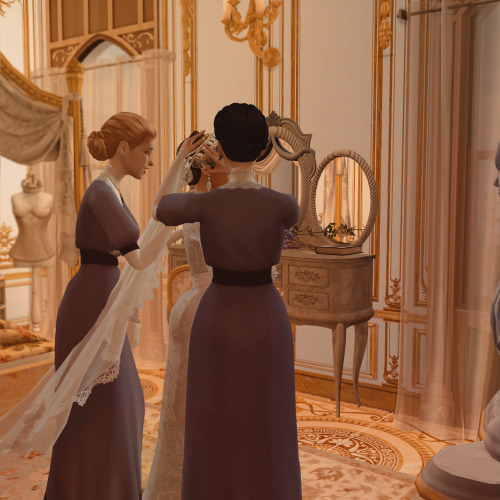 Wedding, pt.1  &lt;3 Thanks to all beautiful cc creators @elfdor @jennisims @zouyousims and others &