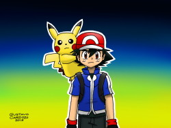 mrgustavitojr:  Ash and Pikachu (XY)