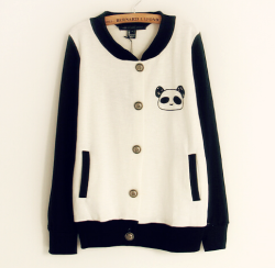 mintykat:Panda Jacket from Asian Fashion Kawaii use the code ‘tops&rsquo; for an extra 10% off! 