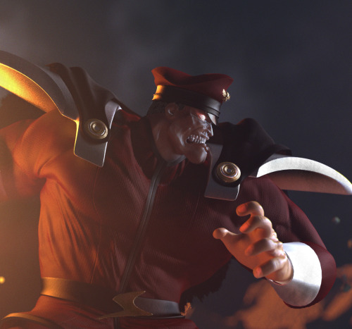 XXX thevoid5:  Final M.Bison, 3d character I photo