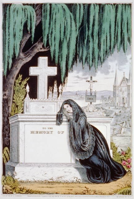 savage-america:“To the memory of…” (1846)