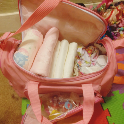 lesliefaye88:Diapey bag packed and ready for playdates :) Diapey bag is definitely a necessity!
