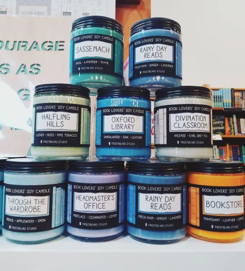 We love our stockists! Photo by @novelmemphis with a fresh supply of Frostbeard Book Lovers candles!