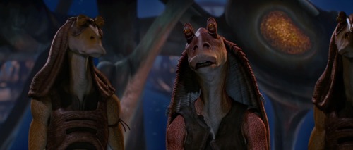 bisexualcharacteroftheday:  Today’s Bisexual Character of the Day is: Jar Jar Binks (Star Wars) 