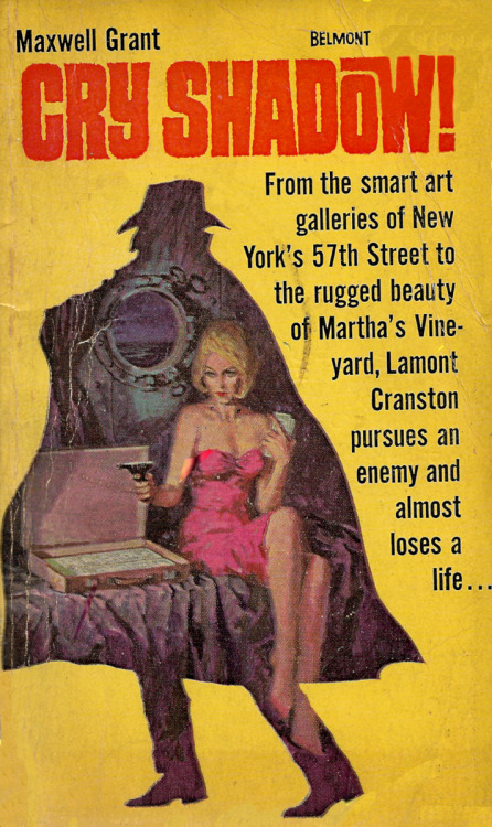 Cry Shadow, By Maxwell Grant (Belmont, 1965).From Ebay.