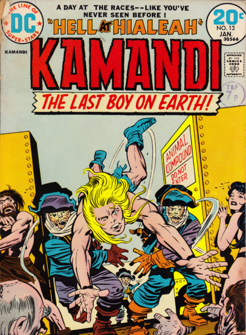 Porn Kamandi No. 13 (DC Comics, 1974). Cover art photos