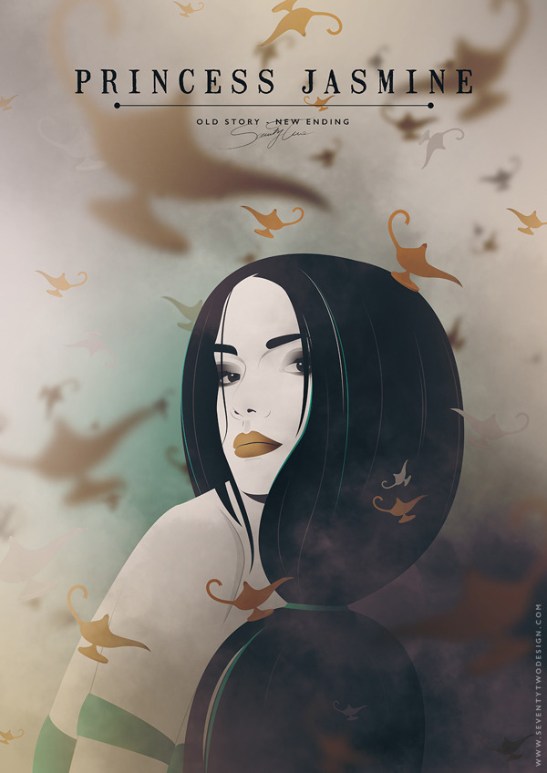 jedavu:  Disney: Old story - New ending illustrations by Seventy Two / illustration