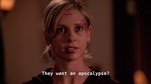 angstelita17: Buffy the Vampire Slayer, Season 7, “Bring on the Night” This is my 2017 mood 