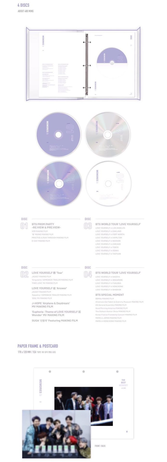 BTS — [BTS MEMORIES OF 2018] DVD + PHOTOBOOK Pre-Order...
