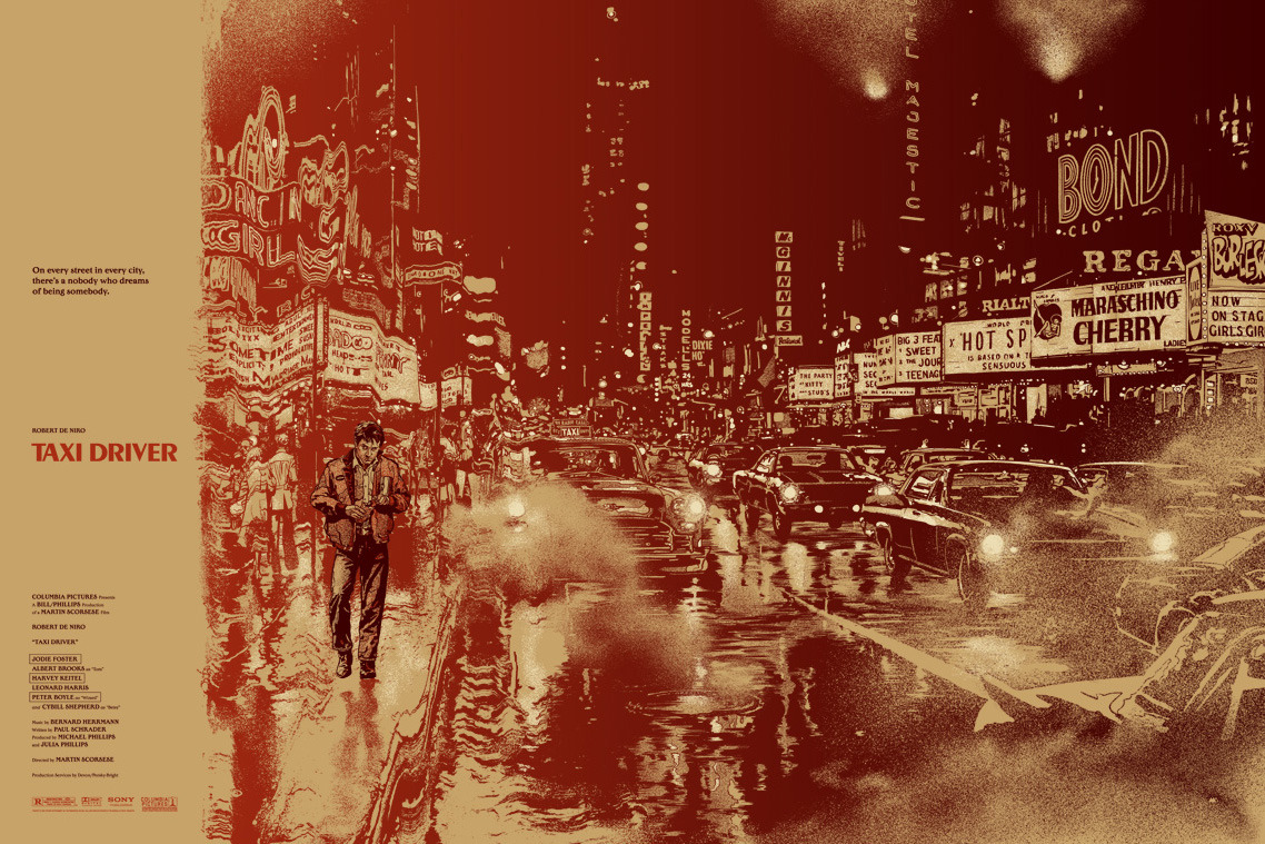 thepostermovement:  Taxi Driver by Martin Ansin