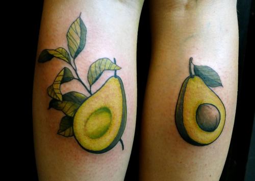 avocado tattoo