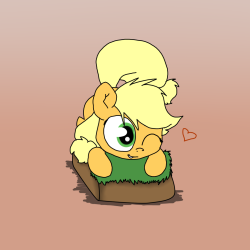 minecraft-applejack:  nuggetjail:  Little crafter  ((Ok y’all, this is my art, mod and sketch tumblr, go and follow me there, if you are interested in some other art that just minecraft related, thanks! :3))  Hnnnng! &lt;3