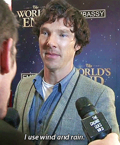 luciawestwick:  Benedict Cumberbatch reveals his secrets. 